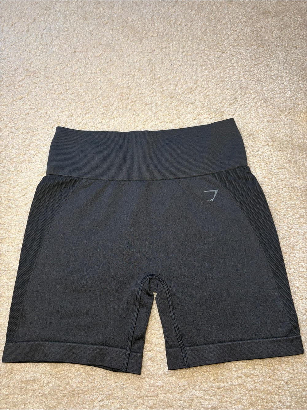 Gymshark Black Seamless High-Rise Flex Shorts